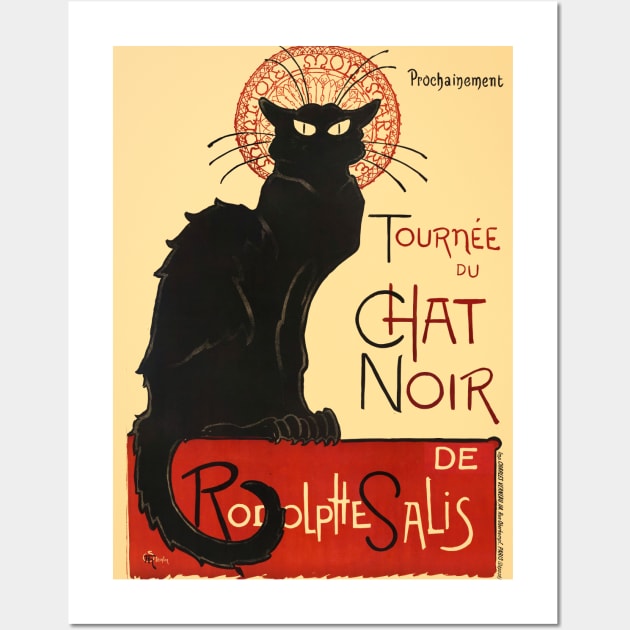 Tournee du Chat Noir France Vintage Poster Wall Art by vintagetreasure